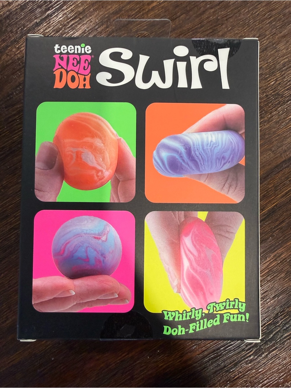 **LAST ONE** NeeDoh Teenie Swirl 4-pack New